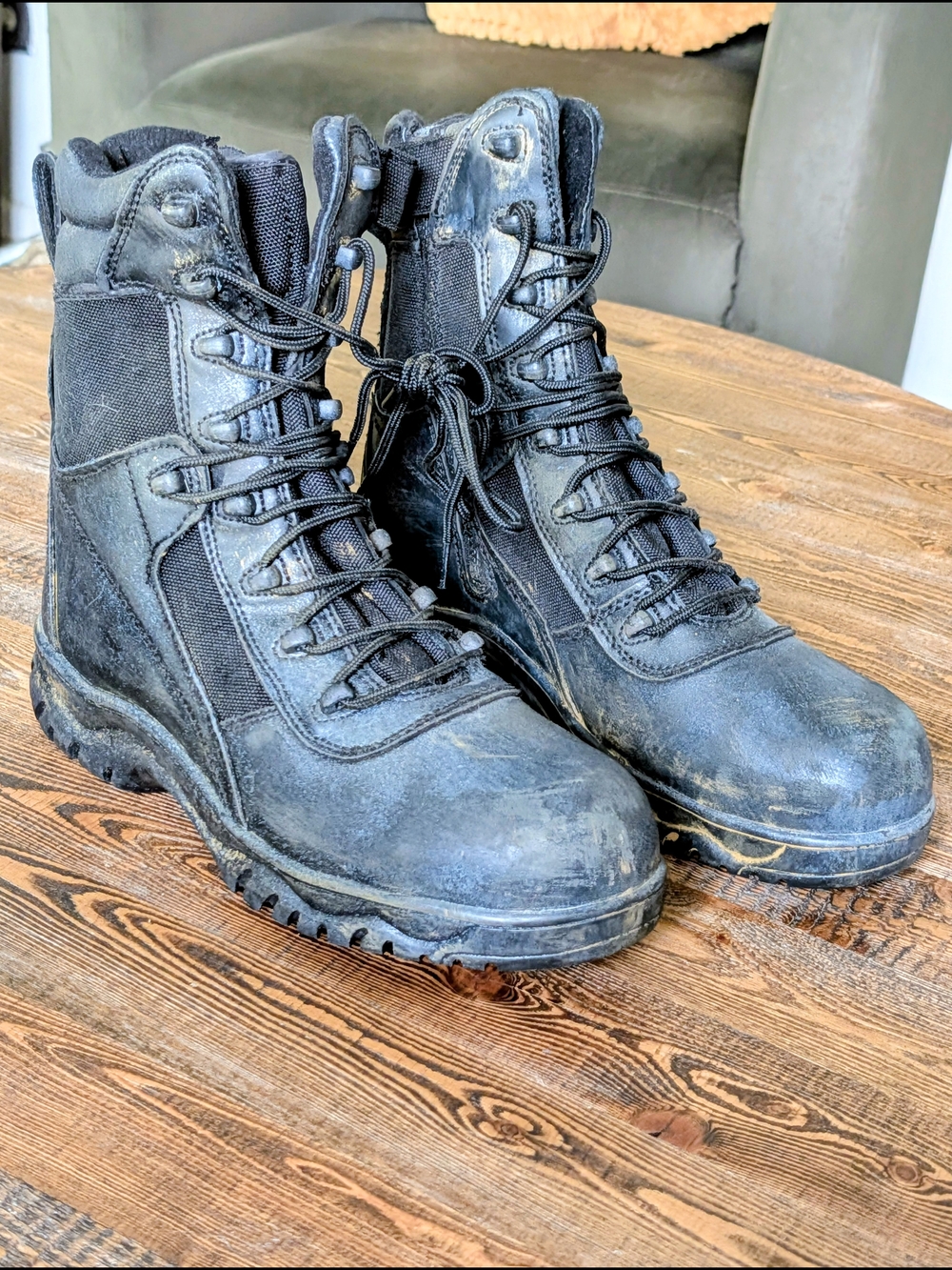 Rothco Black Tactical Lace-Up Combat Boots